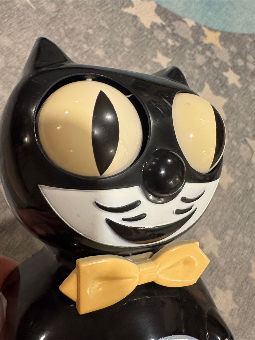 Vintage Black Kit Cat Klock - Picture 3 of 8